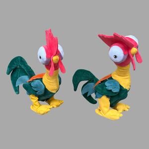 Disney Moana Talking Hei Hei Plush 12" Bundle of Two